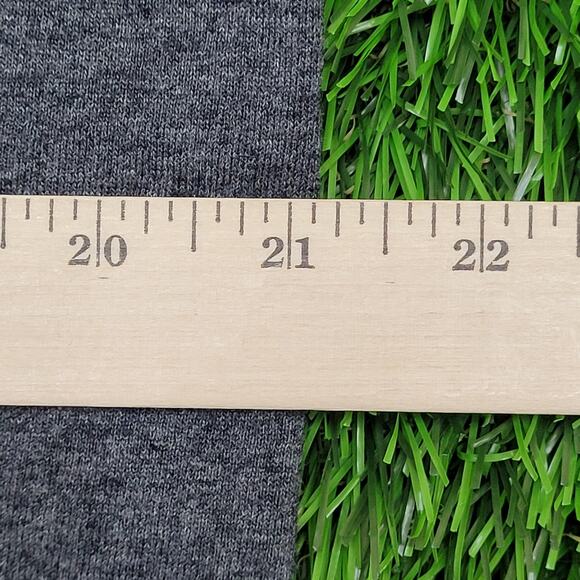 ACDC Shirt Medium 21x24 Boxy Cropped Gray - Picture 6 of 12